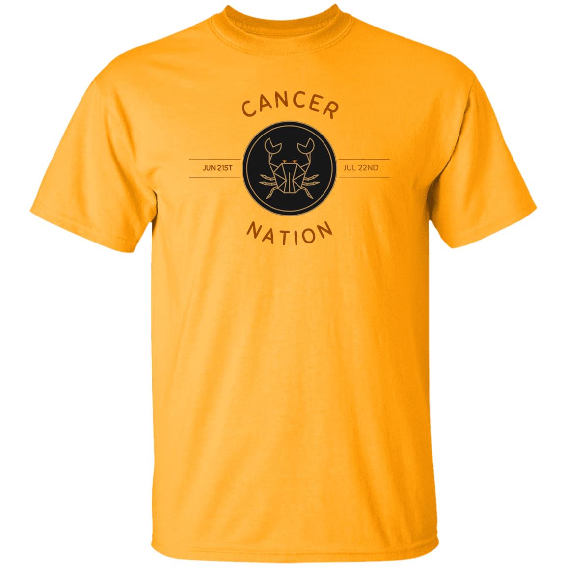 Unisex Short Sleeve T-Shirt: CANCER ZODIAC