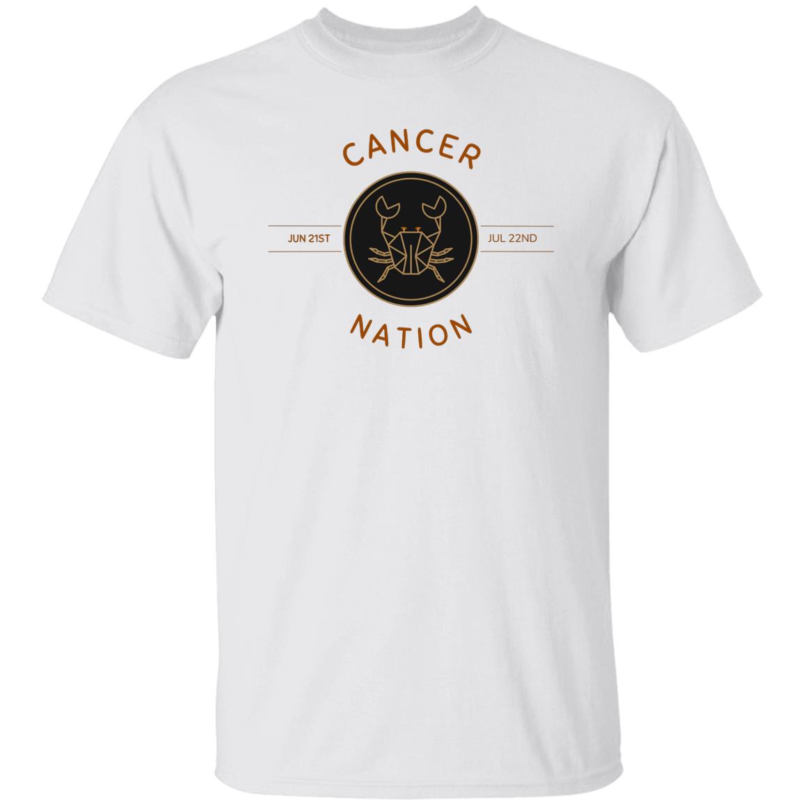 Unisex Short Sleeve T-Shirt: CANCER ZODIAC